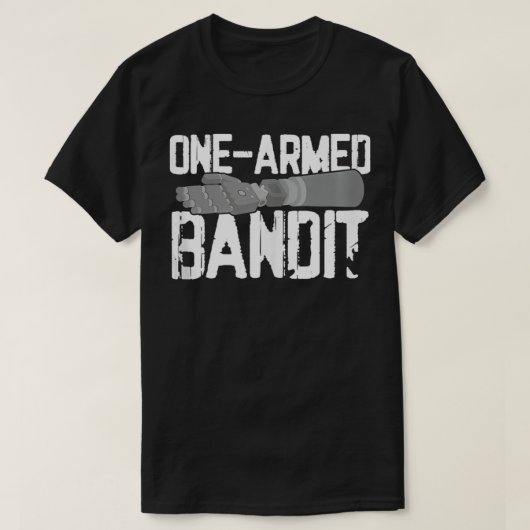 Arm Amputee Funny Humor Amputututation Support Jok T-shirt (Design voorkant)
