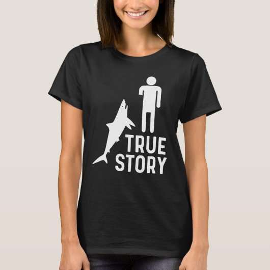 Arm Amputee Funny True Story Humor Amputted Arms T-shirt (Voorkant)
