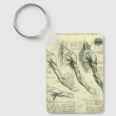 Arm en schouder Anatomie door Leonardo da Vinci Sleutelhanger (Voorkant)