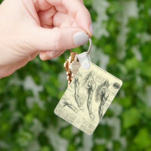 Arm en schouder Anatomie door Leonardo da Vinci Sleutelhanger