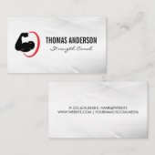 Arm Flexing | Geschiktheid Logo Visitekaartje (Voorkant / Achterkant)