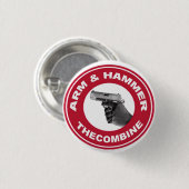 Arm & Hammer Ronde Button 3,2 Cm (Voorkant /achterkant)
