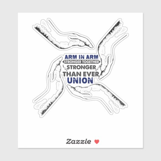 Arm in Arm - Samen sterker dan ooit Sticker (Vel)