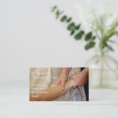 Arm Massage Photo Afsprakenkaartje (Staand voorkant)