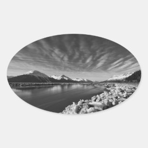Arm Moonlight opnieuw draaien Ovale Sticker