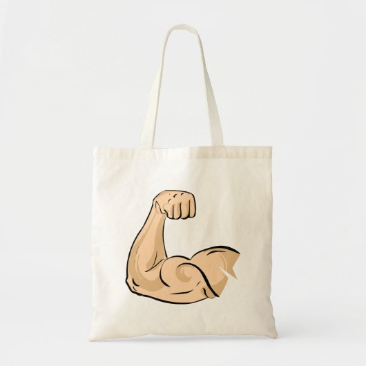 Arm Musculair Canvas tas (Voorkant)