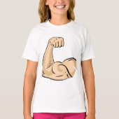 Arm Spieren Meisjes T-shirt (Voorkant)