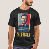 Arm Ukraine nu, Volodymyr Zelensky T-shirt (Voorkant)