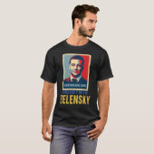 Arm Ukraine nu, Volodymyr Zelensky T-shirt (Voorkant volledig)