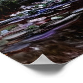 Arm van de Seine bij Giverny in de mist Poster (Hoek)