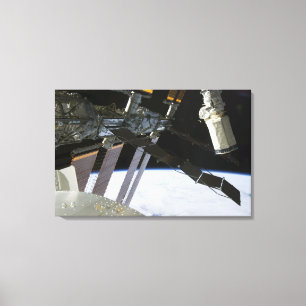 arm van Endeavor onder de International Space Stat Canvas Afdruk