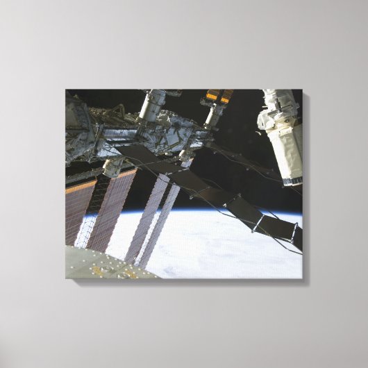 arm van Endeavor onder de International Space Stat Canvas Afdruk (Voorkant)