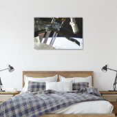arm van Endeavor onder de International Space Stat Canvas Afdruk (Insitu (Slaapkamer))