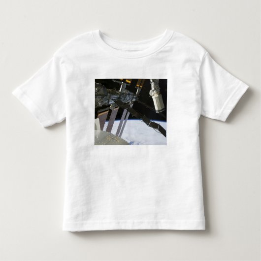 arm van Endeavor onder de International Space Stat Kinder Shirts (Voorkant)