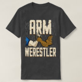 Arm Werestler Funny Pun Halloween Arm Wrestler Wer T-shirt (Design voorkant)
