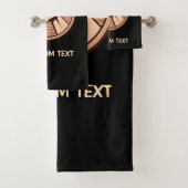 Arm worstling Bronze Bad Handdoek (Insitu)