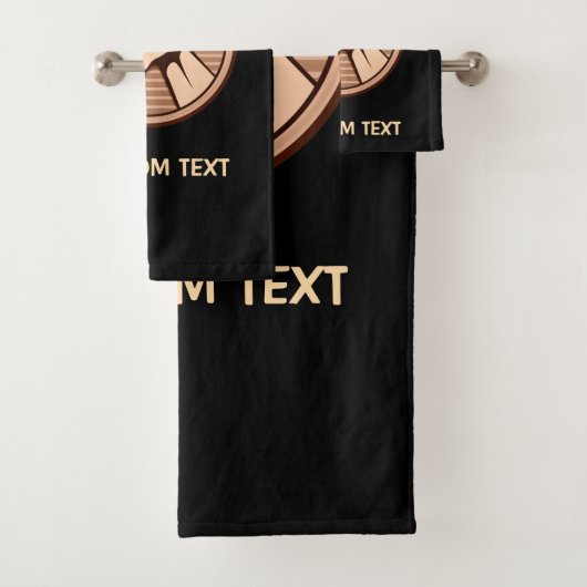 Arm worstling Bronze Bad Handdoek (Insitu)