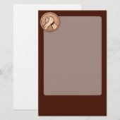 Arm worstling Bronze Briefpapier (Voorkant / Achterkant)