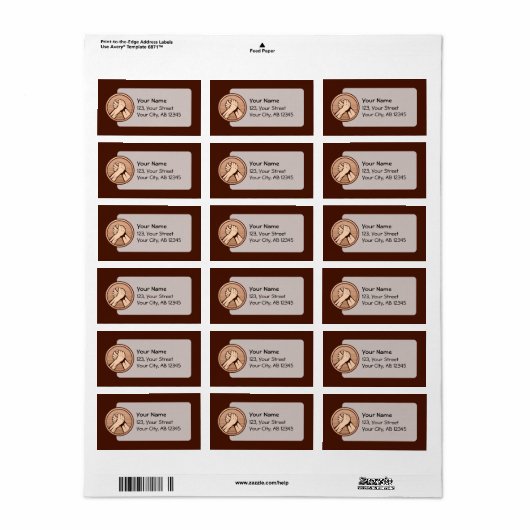 Arm worstling Bronze Etiket (Full Sheet)