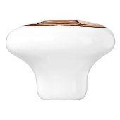 Arm worstling Bronze Keramische Knop (Zijkant)