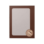 Arm worstling Bronze Notitieblok (Linkerzijde)