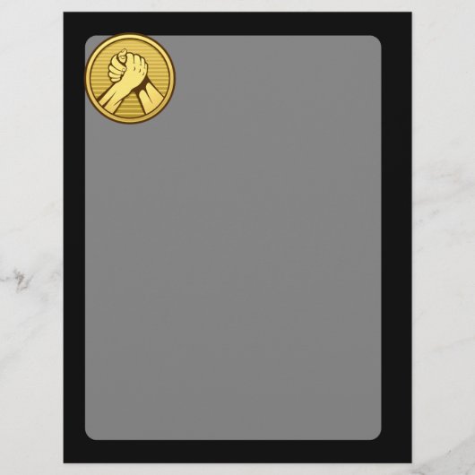 Arm worstling Gold Flyer (Voorkant)