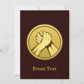 Arm worstling Gold Kaart (Voorkant)