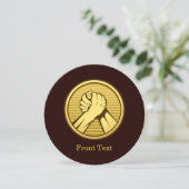 Arm worstling Gold Kaart (Staand voorkant)