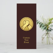 Arm worstling Gold Kaart (Staand voorkant)