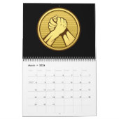 Arm worstling Gold Kalender (Mar 2026)