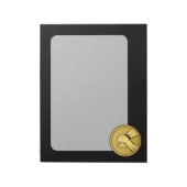 Arm worstling Gold Notitieblok (Linkerzijde)