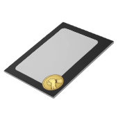 Arm worstling Gold Notitieblok (Schuin)