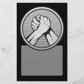 Arm worstling Silver Flyer (Achterkant)