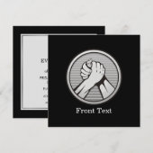 Arm worstling Silver Kaart (Voorkant / Achterkant)