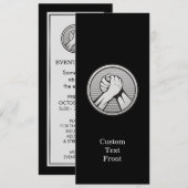 Arm worstling Silver Kaart (Voorkant / Achterkant)