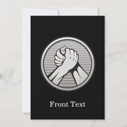 Arm worstling Silver Kaart (Voorkant)