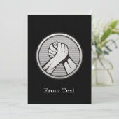 Arm worstling Silver Kaart (Staand voorkant)