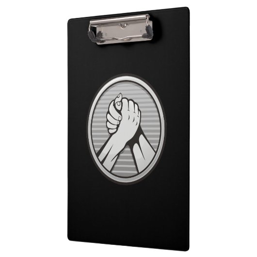 Arm worstling Silver Klembord (Links)