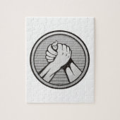 Arm worstling Silver Legpuzzel (Verticaal)