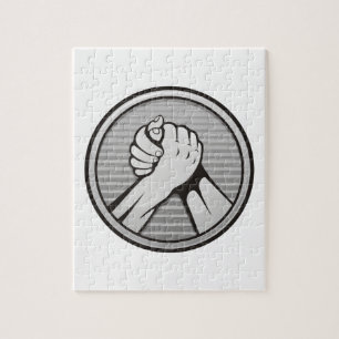 Arm worstling Silver Legpuzzel