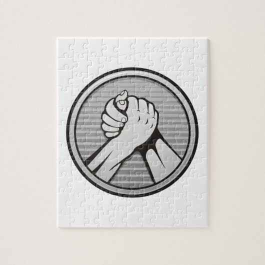 Arm worstling Silver Legpuzzel (Verticaal)