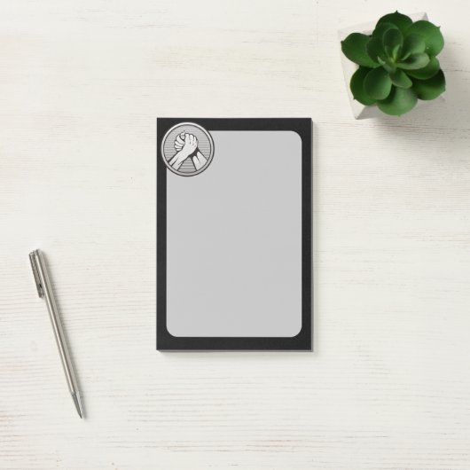 Arm worstling Silver Post-it® Notes (Kantoor)