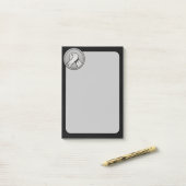 Arm worstling Silver Post-it® Notes (Op bureau)