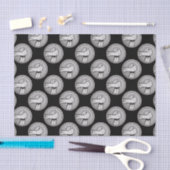 Arm worstling Silver Tissuepapier (Craft)