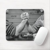 Arm Wresting Custom monogram mousepad Muismat (Met muis)