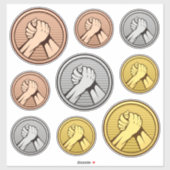 Arm Wresting Sticker set (Vel)