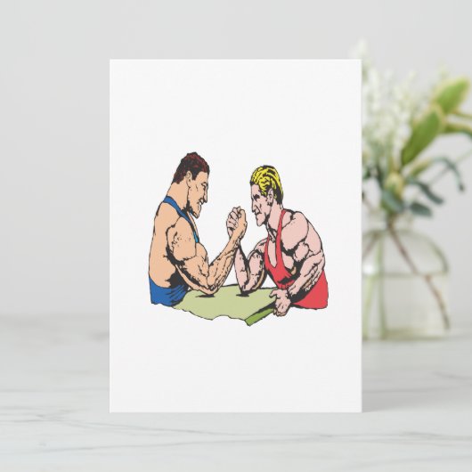 Arm Wrestling 2 Kaart (Staand voorkant)
