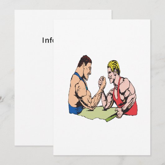 Arm Wrestling 2 Kaart (Voorkant / Achterkant)