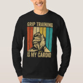 Arm Wrestling Arm Wrestler Grip Training Is My Car T-shirt (Voorkant)