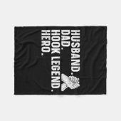 Arm Wrestling Arm Wrestler Husband. Dad. Hook Lege Fleece Deken (Voorkant (Horizontaal))